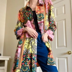 🌼Boho Multi-Pattern Button Down Tunic🌼